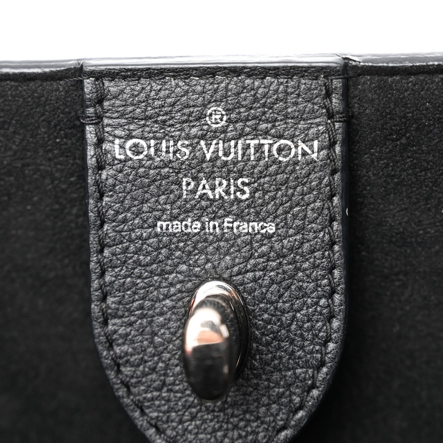 Calfskin Lockme Cabas Black