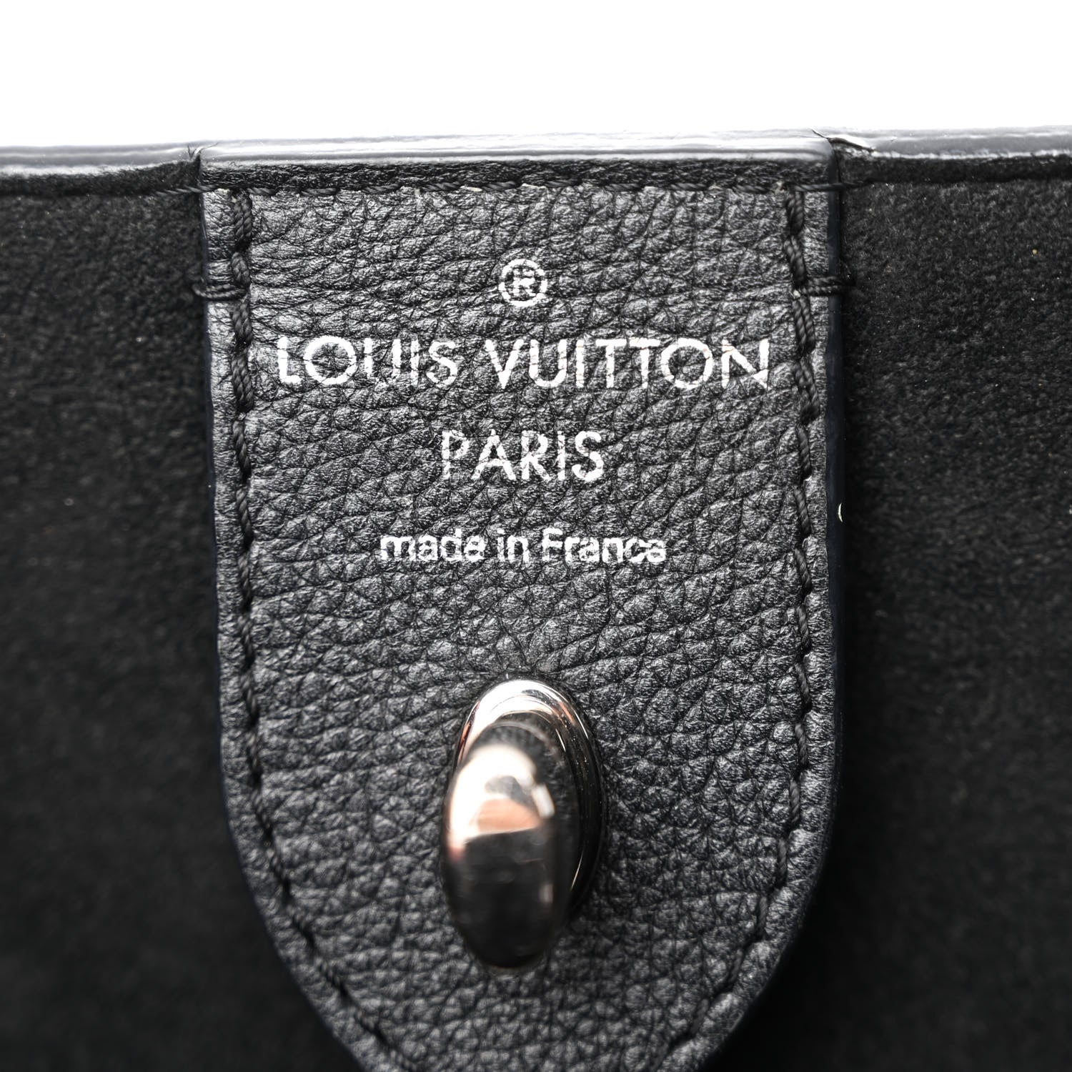 Louis Vuitton Calfskin Lockme Cabas Black 6 of 12