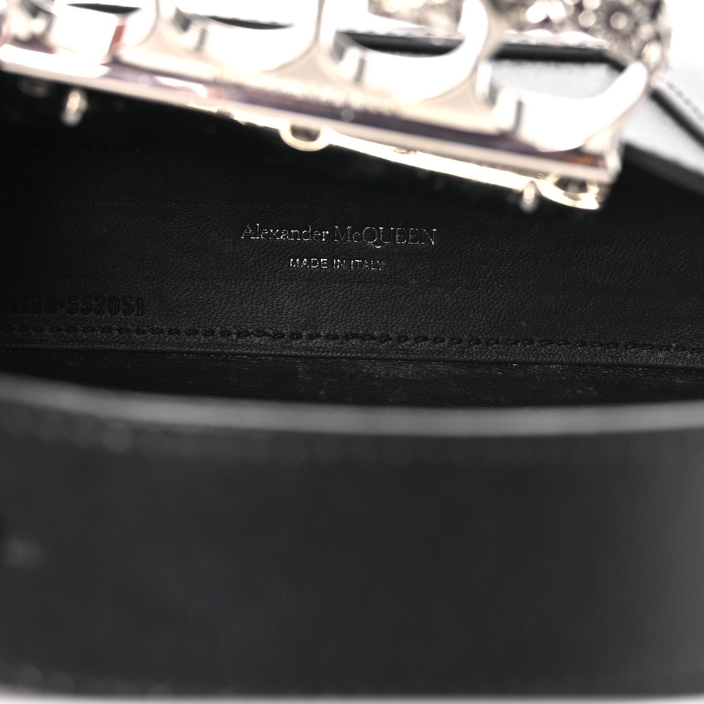 Calfskin Mini The Jeweled Hobo Black
