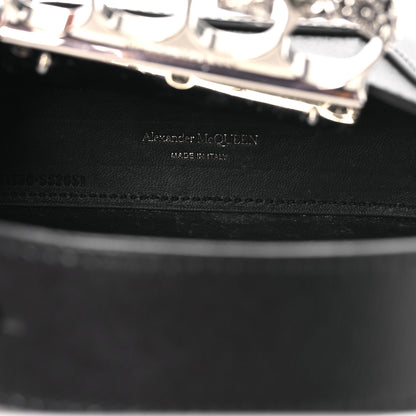 Alexander McQueen Calfskin Mini The Jeweled Hobo Black 5 of 10