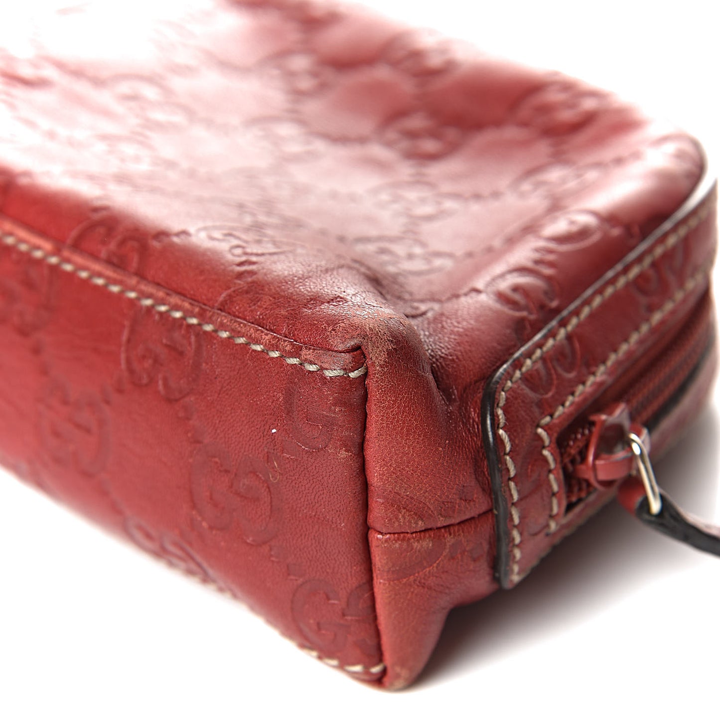 Guccissima GG Cosmetic Case Red