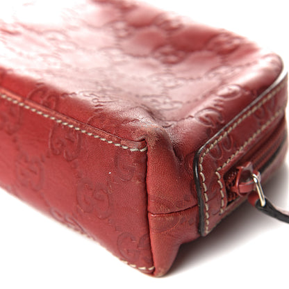 Gucci Guccissima GG Cosmetic Case Red 12 of 16