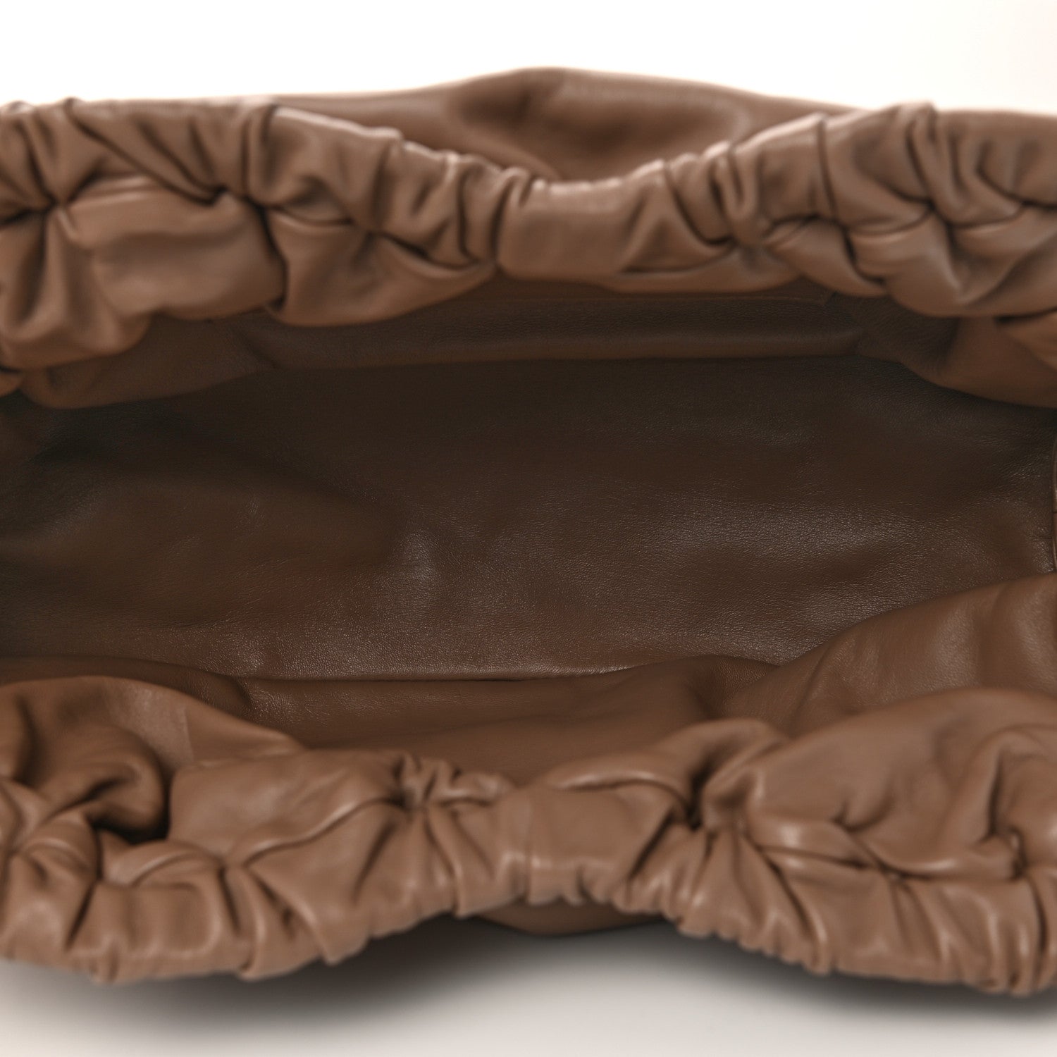 Mansur Gavriel Lambskin Cloud Clutch Biscotto 4 of 5