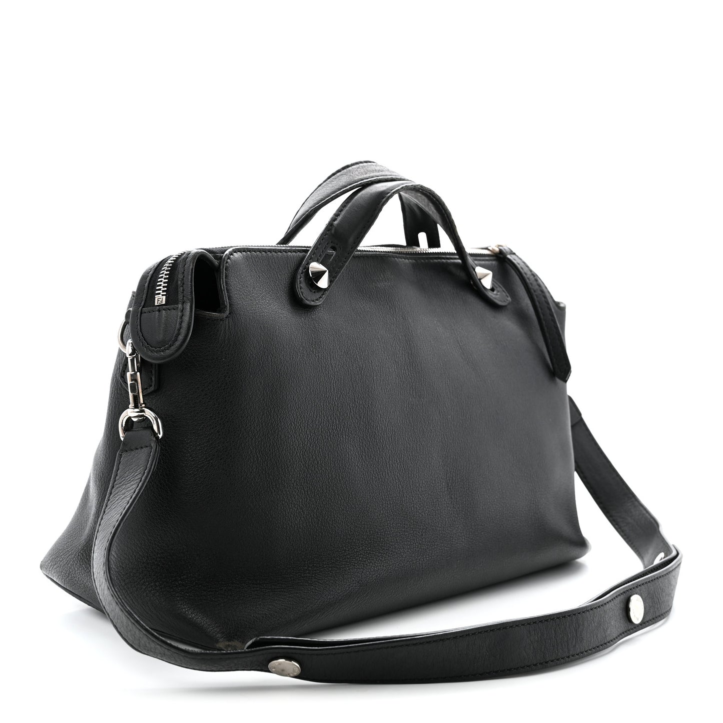 Vitello Dolce Large By The Way Boston Bag Black