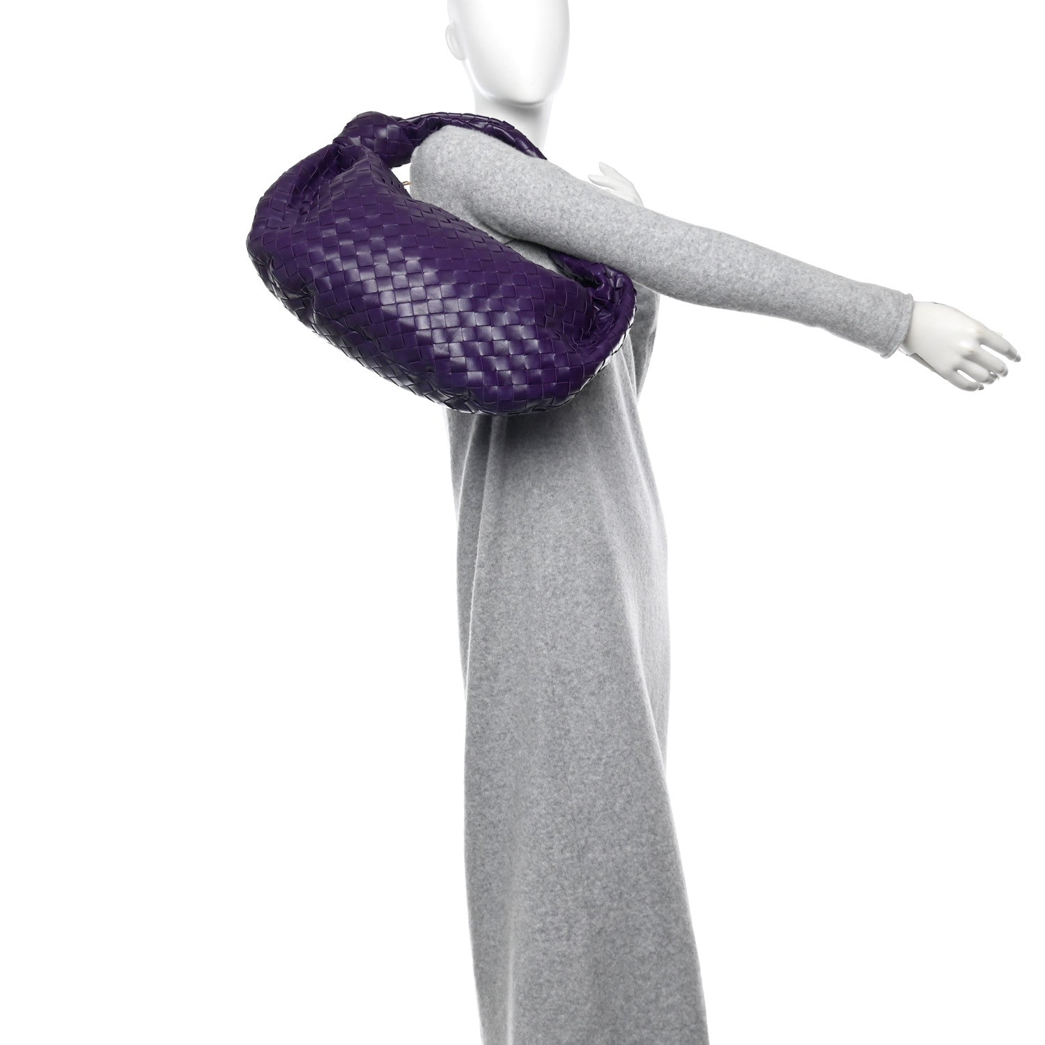 Bottega Veneta Nappa Intrecciato Teen Jodie Hobo Eggplant 2 of 10