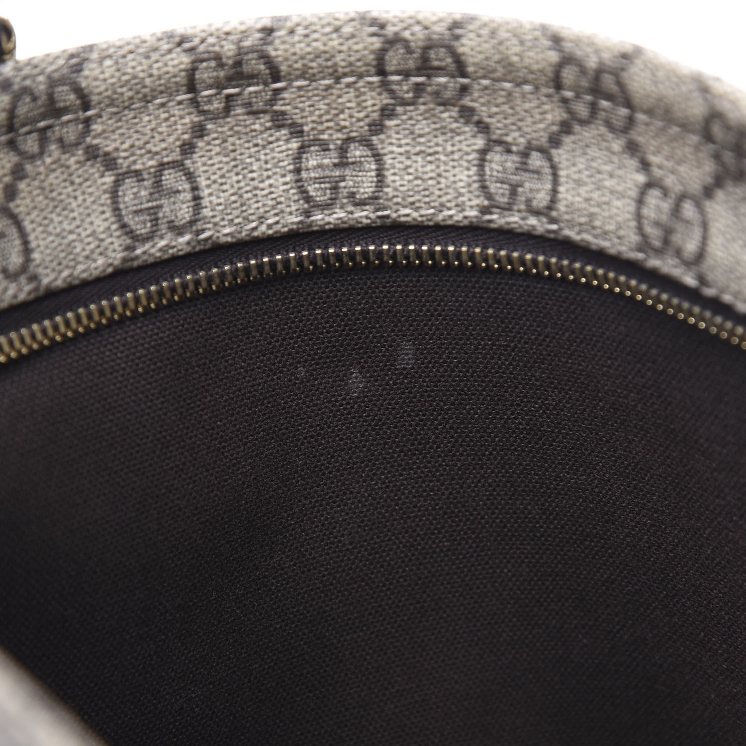 Gucci GG Supreme Monogram Medium Flat Messenger Bag Dark Brown 12 of 12