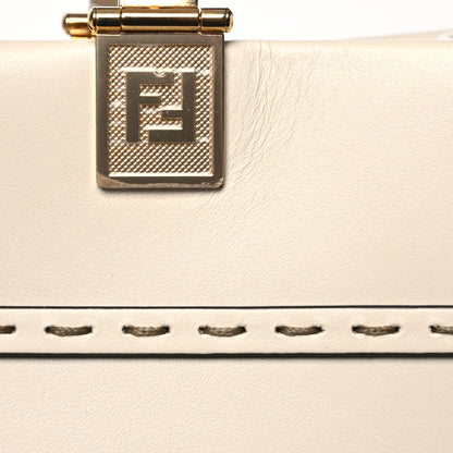 Fendi Vitello King Plexiglass Medium Fendi Sunshine Shopper Tote White Ice 11 of 13