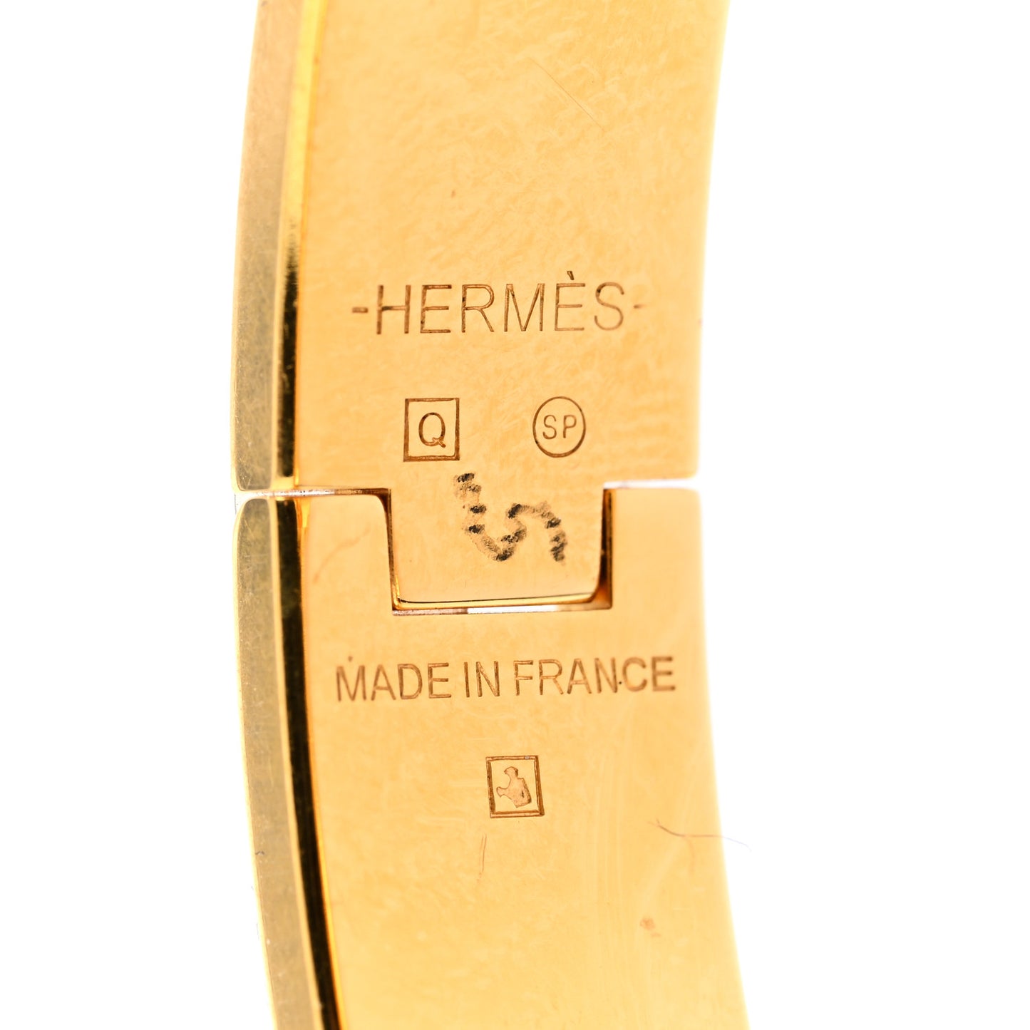 Enamel Narrow Clic Clac H Bracelet PM Vert Aqua