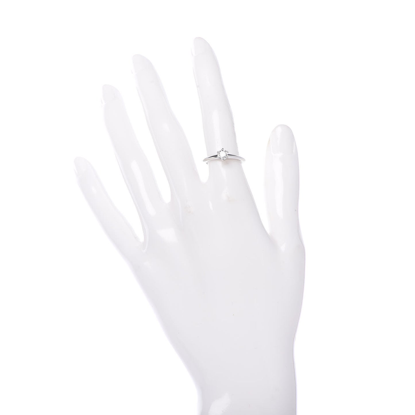Platinum Diamond .38ct Engagement Ring 49 5