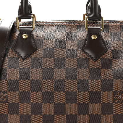 Louis Vuitton Damier Ebene Speedy Bandouliere 25 7 of 11