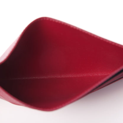 Louis Vuitton Calfskin Felicie Card Holder Insert Fuchsia 5 of 5