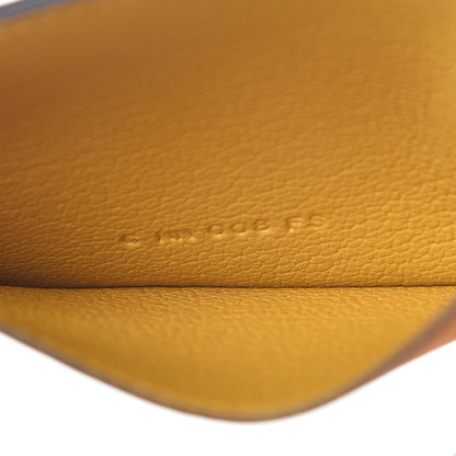 Hermes Epsom Evercolor Les Petits Chevaux Card Holder Ambre Brique Rouge H Rose Ete 7 of 8