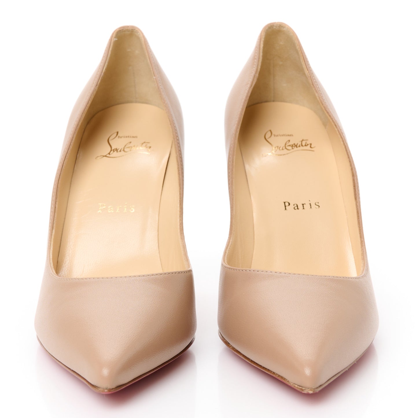 Nappa Apostrophy 100 Pumps 38.5 Nude