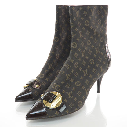 Louis Vuitton Mini Monogram Brompton Ankle Boots 39.5 2 of 7