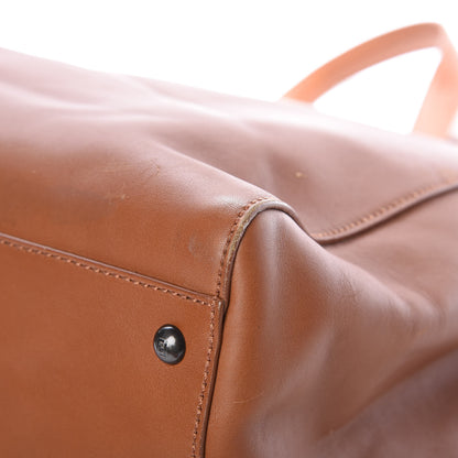 Fendi Vitello Suede Large Peekaboo Iconic Satchel Cuoio Rame Moro 14 of 15