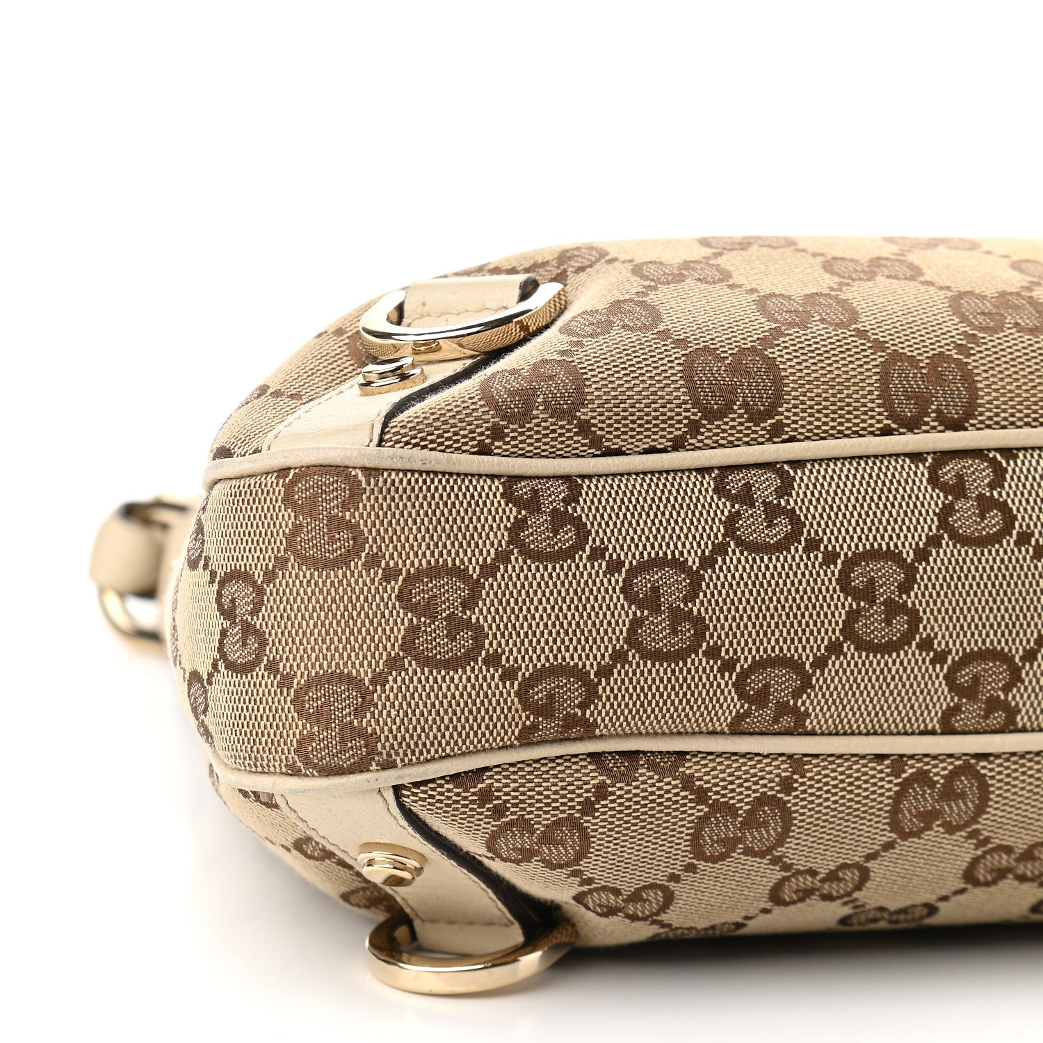 Gucci Monogram Medium Abbey D Ring Hobo Off White 10 of 11
