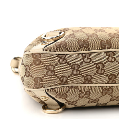 Gucci Monogram Medium Abbey D Ring Hobo Off White 10 of 11