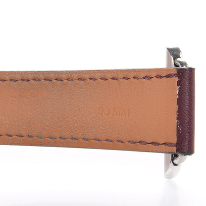 Hermes Swift 38mm Apple Watch Band Bordeaux 5 of 6