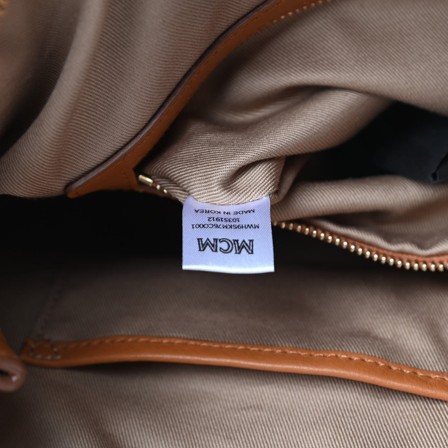 Calfskin Ottomar Monogram Medium Klara Hobo Cognac