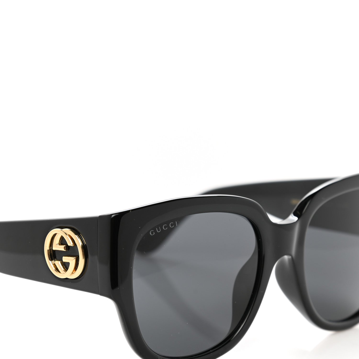 Gucci Acetate Square Frame Sunglasses GG0142SA Black 7 of 8