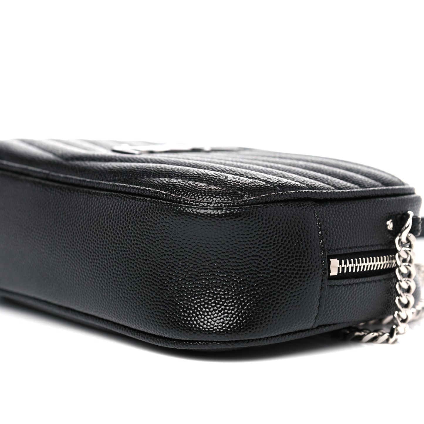 Grain De Poudre Matelasse Monogram Mini Lou Camera Bag Black