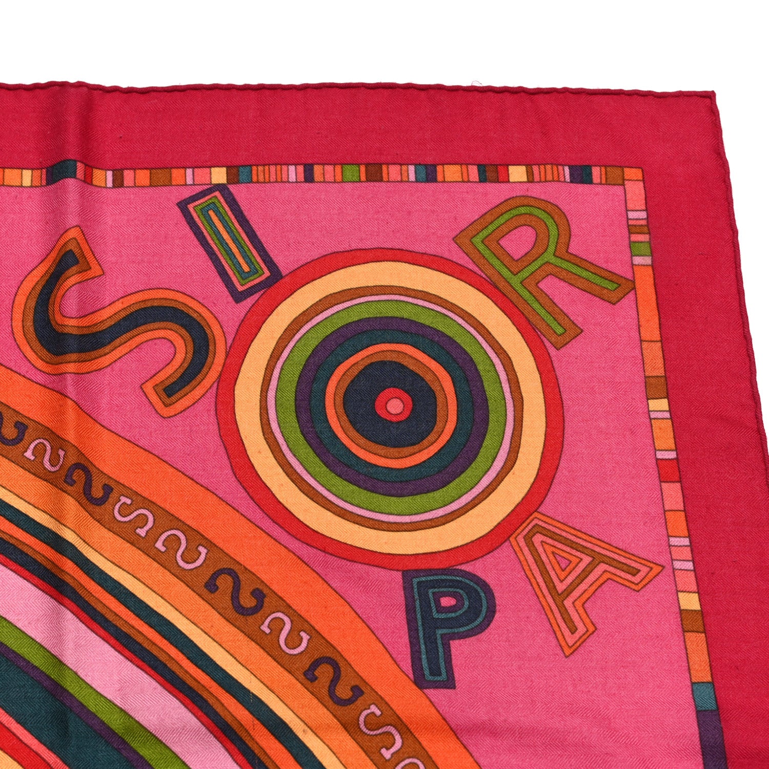 Hermes Cashmere Silk Tohu Bohu Shawl 140 7 of 8