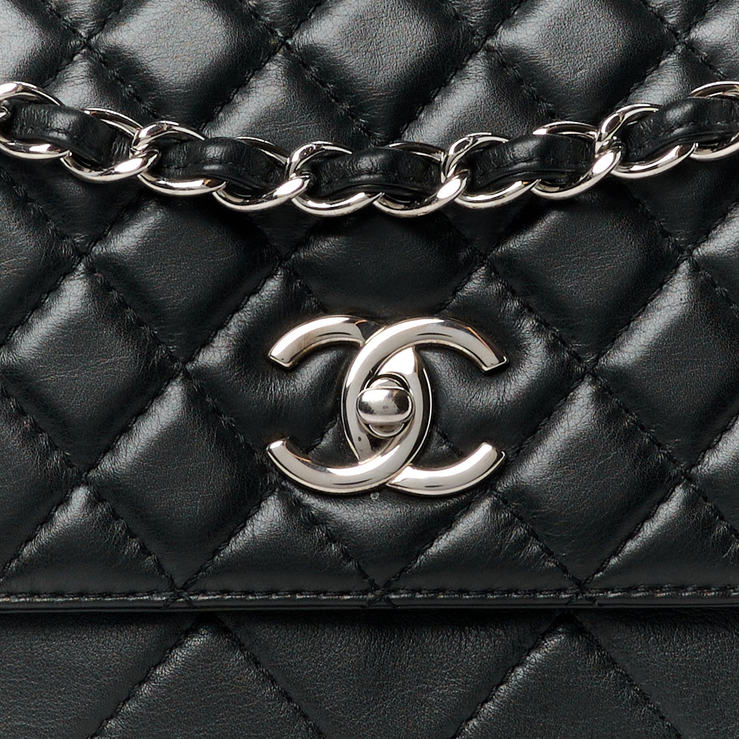 Chanel Calfskin Quilted In The Business Flap Bag Black 10 of 14