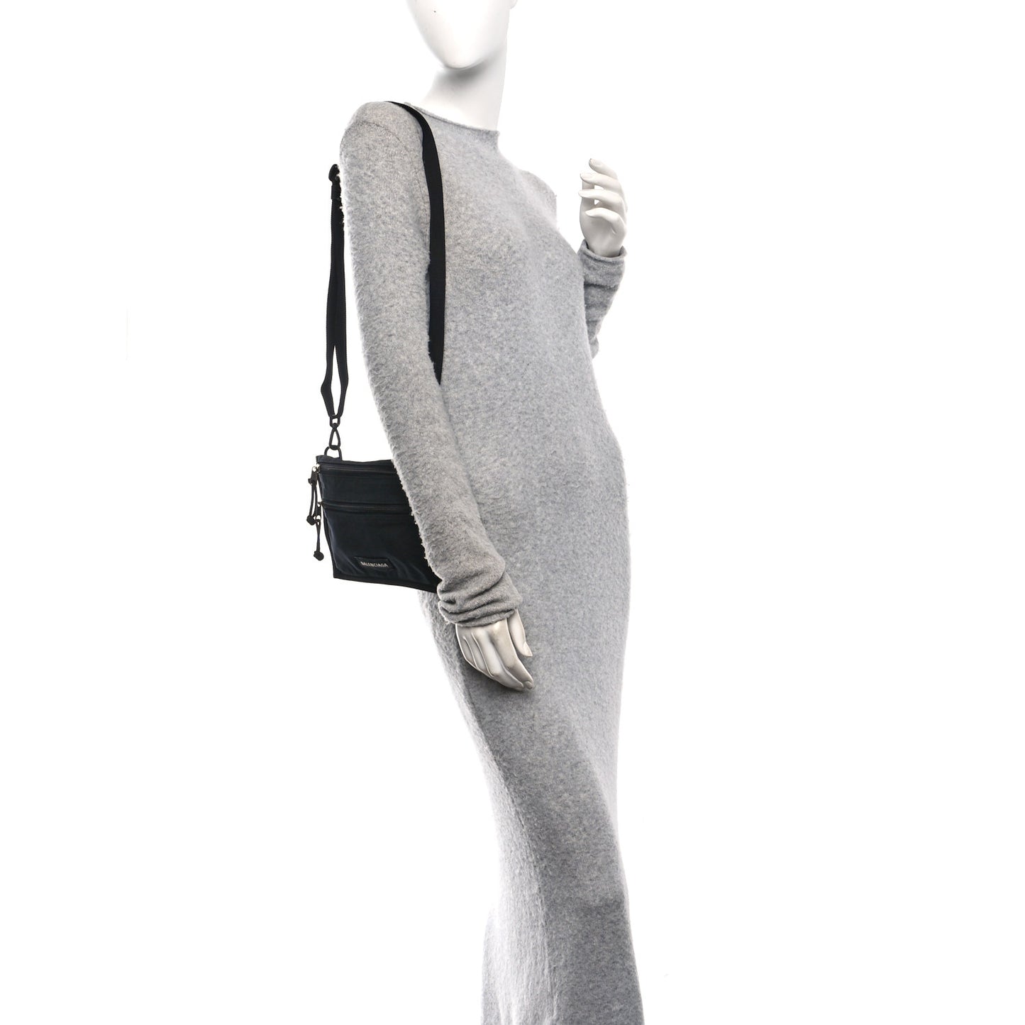 Nylon Explorer Crossbody Pouch Black