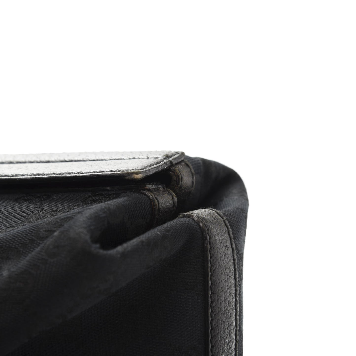 Monogram Web Large Treasure Boston Tote Black