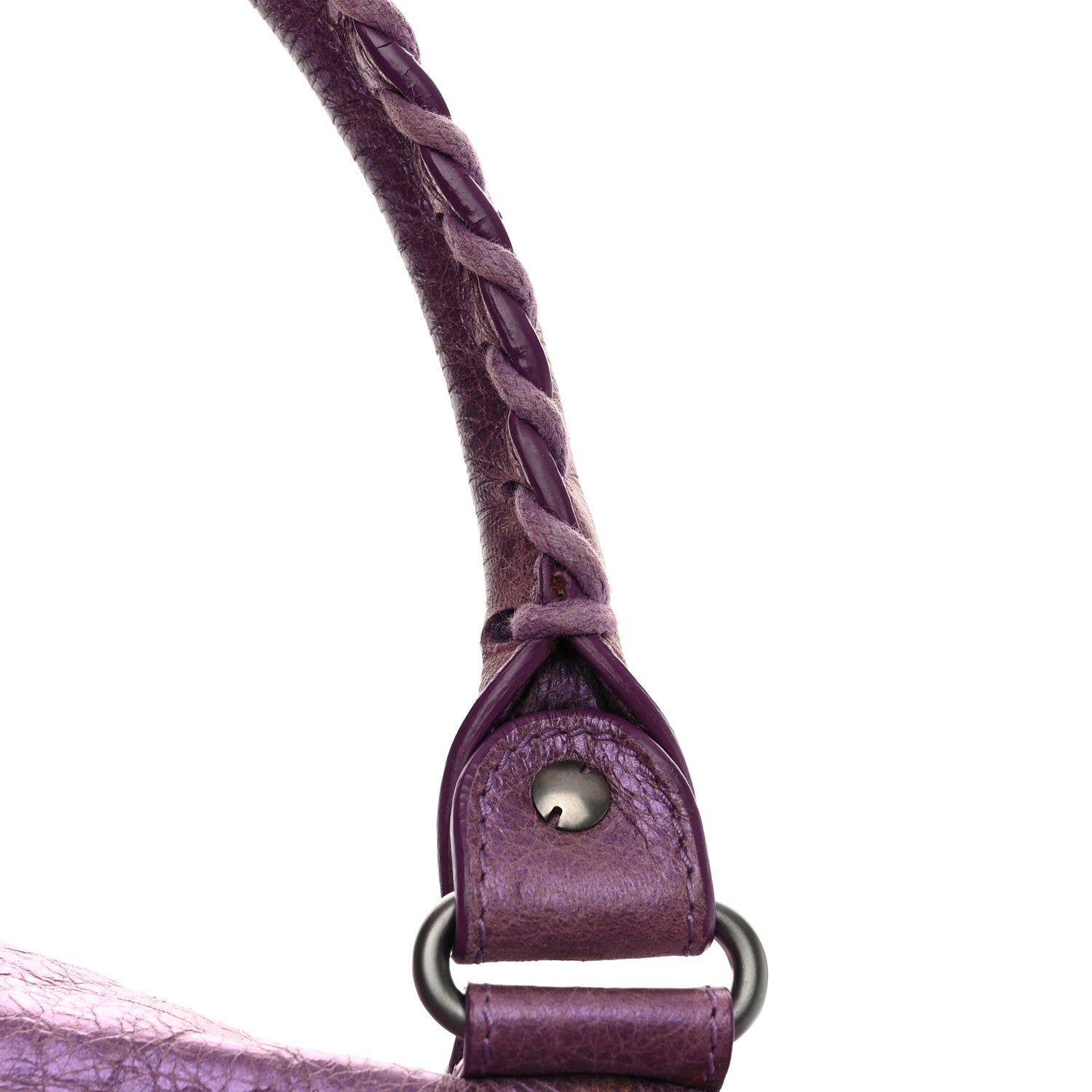 Balenciaga Agneau Classic Hardware City Metallic Purple 11 of 12