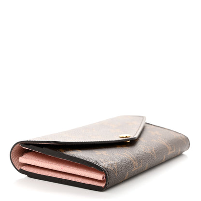 Louis Vuitton Monogram Sarah Wallet NM Rose Ballerine 4 of 11
