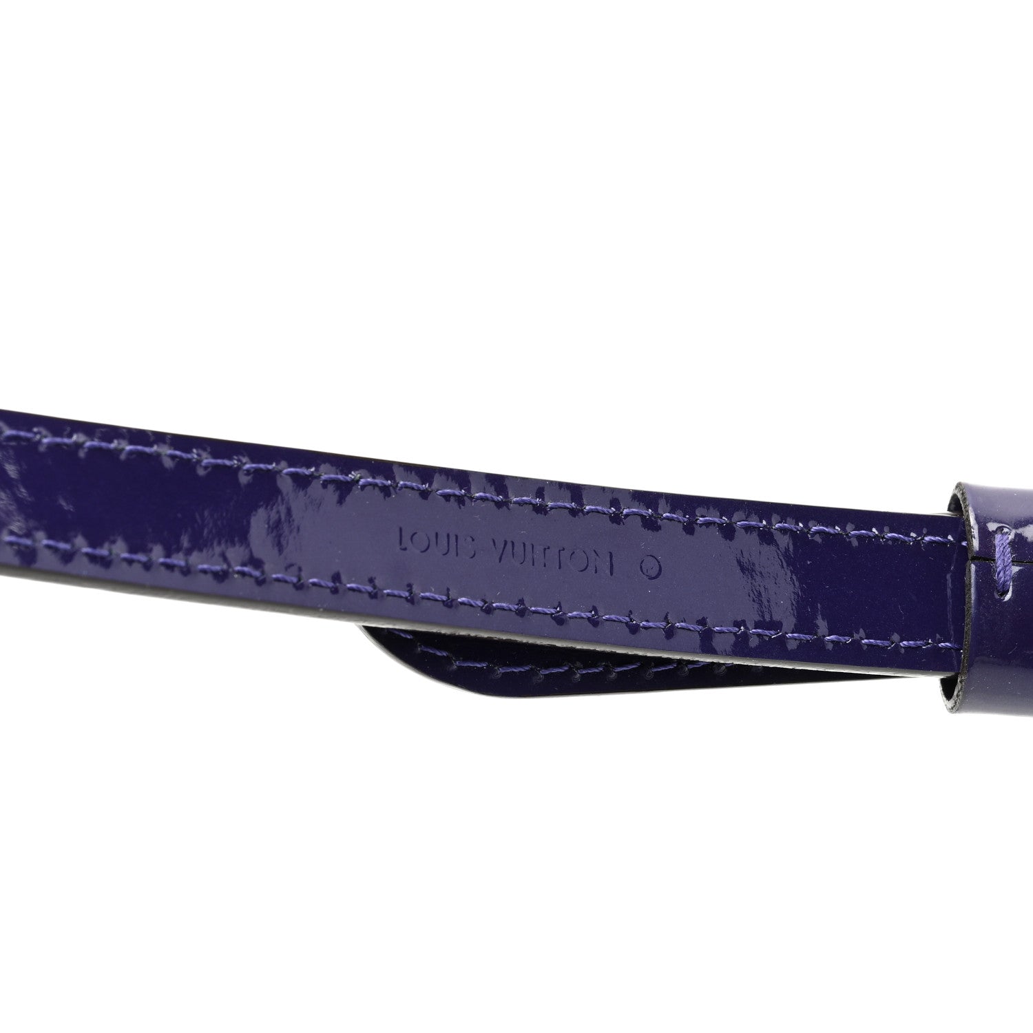 Louis Vuitton Vernis 16mm Adjustable Shoulder Strap Amethyste 3 of 3
