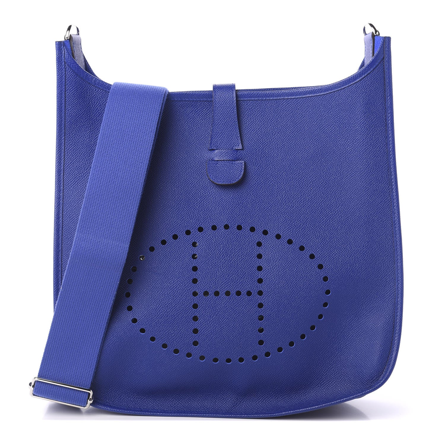 Hermes Epsom Evelyne III GM Blue Electrique 1 of 9