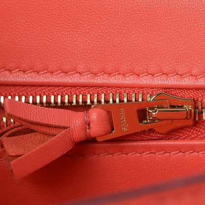 Hermes Swift Horseshoe Constance 24 Black Rose Jaipur 12 of 44