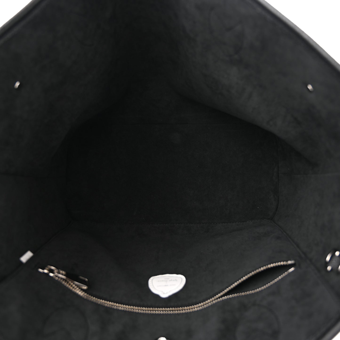 LV X YK Empreinte Neverfull MM Black White