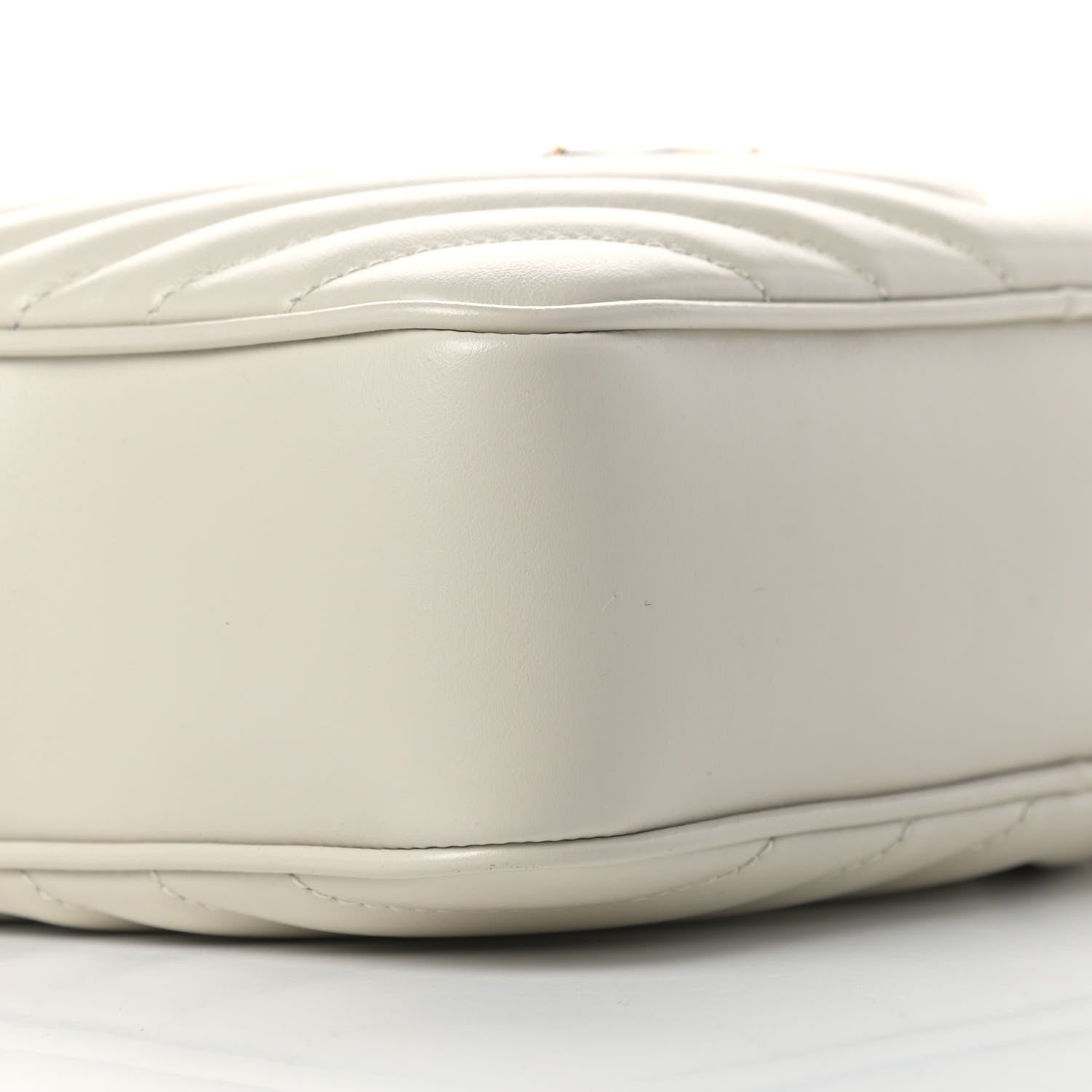 Saint Laurent Calfskin Matelasse Monogram Lou Camera Bag Crema Soft 8 of 11