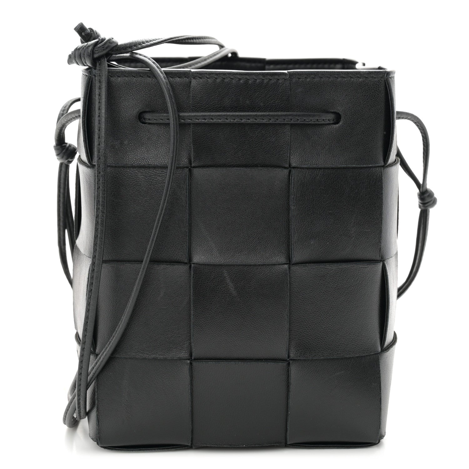 Bottega Veneta Nappa Maxi Intrecciato Cassette Bucket Bag Black 1 of 10