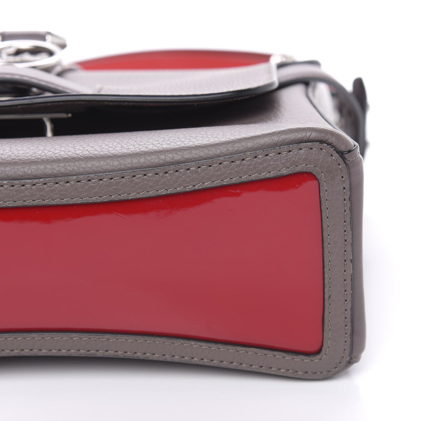 Pebbled Calfskin Medium Rubylou Shoulder Bag Storm