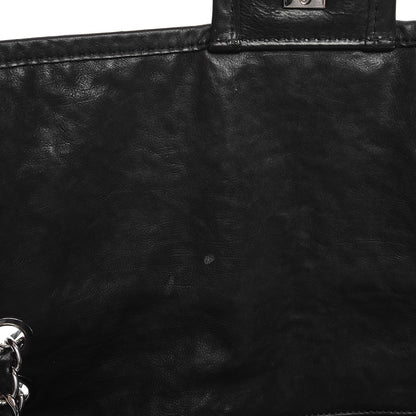 Chanel Calfskin Quilted Large Natural Beauty Flap Black 8 of 12