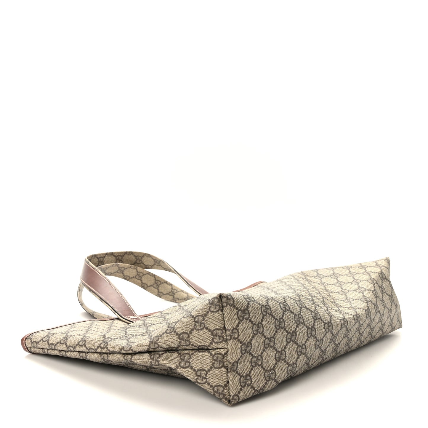 GG Plus Monogram Medium Signature Web Loop Tote Brown