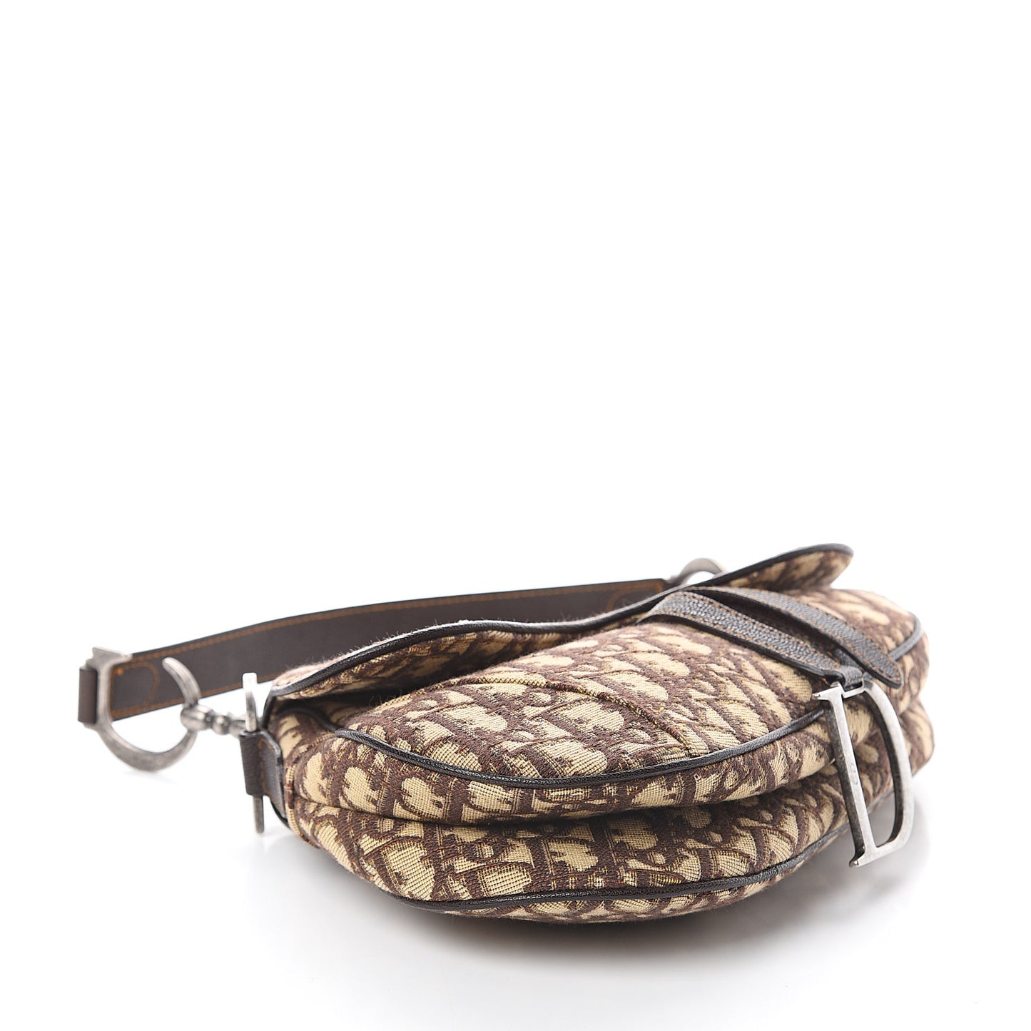 Monogram Saddle Bag Brown