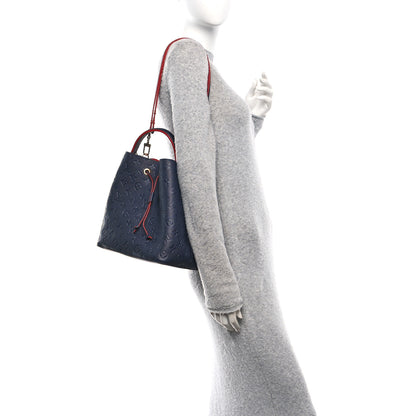 Louis Vuitton Empreinte Neonoe MM Marine Rouge 2 of 10