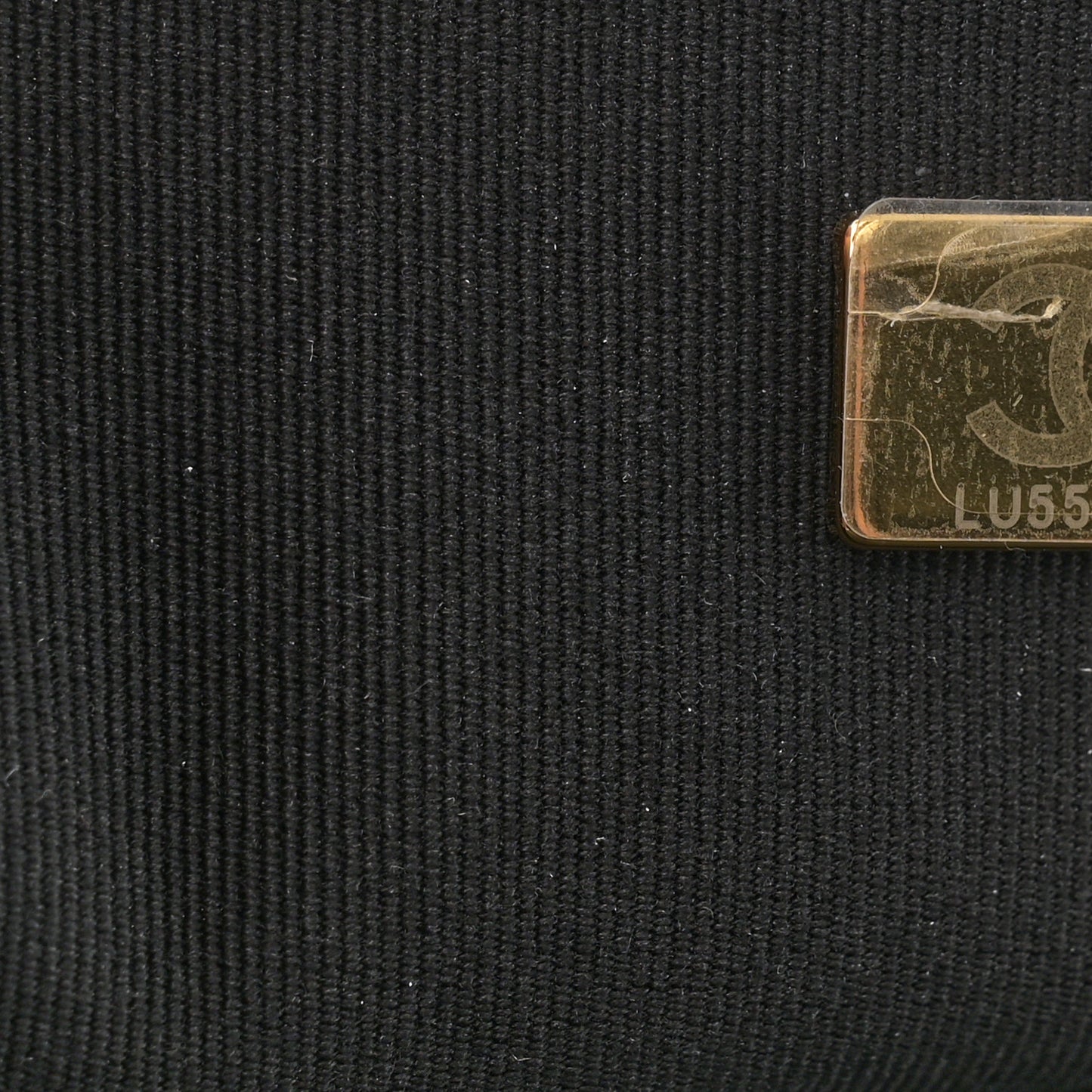 Grained Calfskin Quilted XXL Travel Flap Bag Black