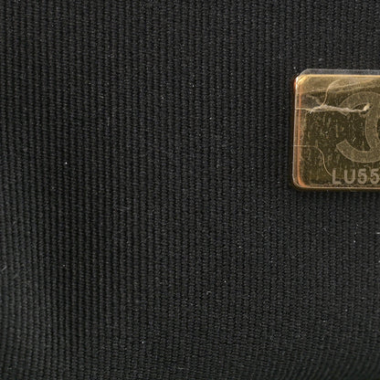 Chanel Grained Calfskin Quilted XXL Travel Flap Bag Black 7 of 10