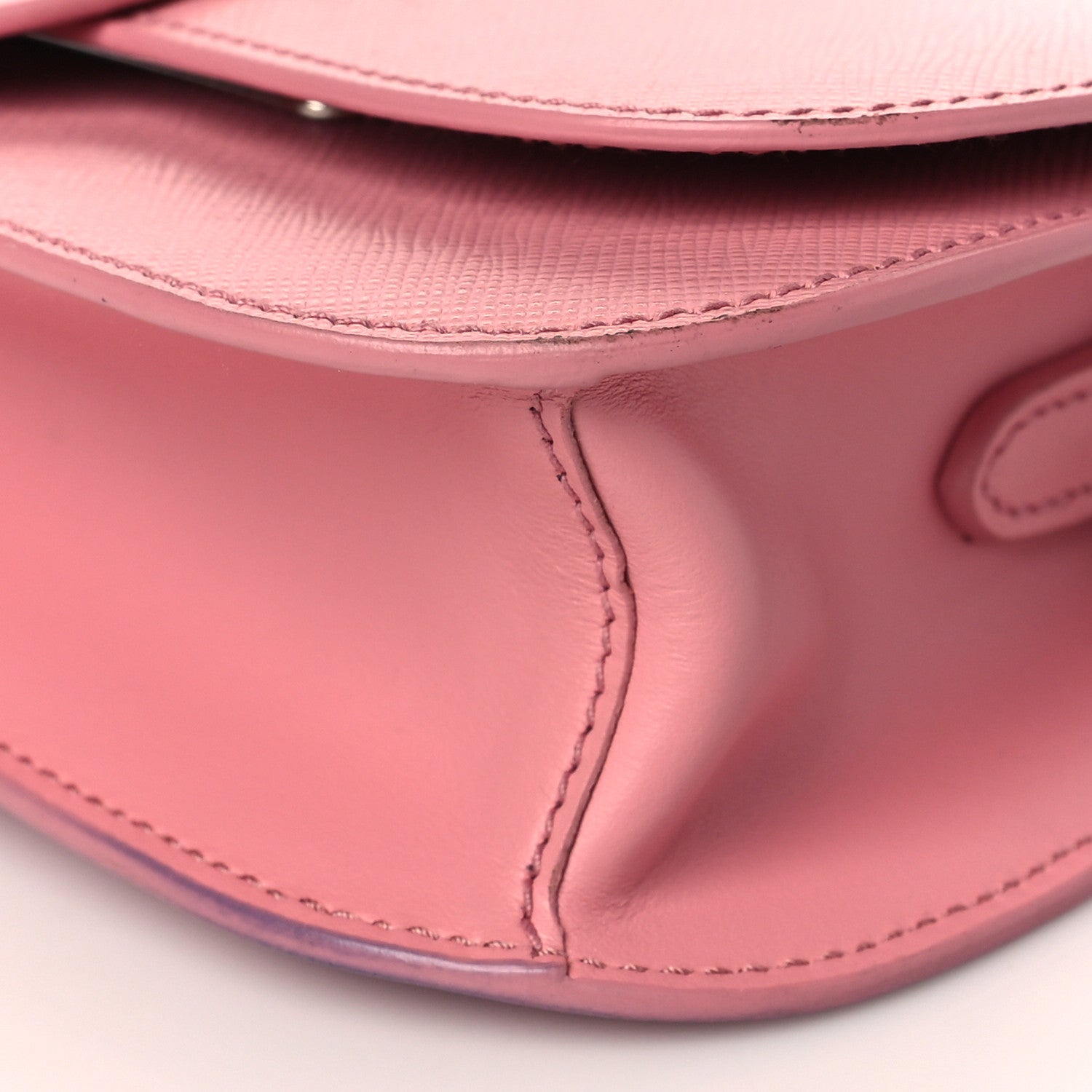Prada Saffiano Sidonie Small Chain Crossbody Bag Geranio 9 of 9