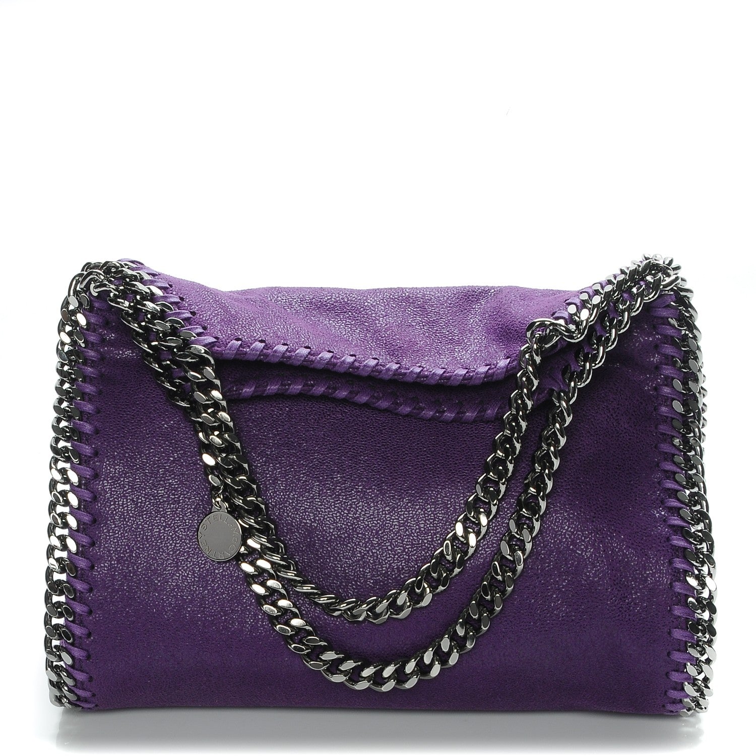 Stella McCartney Shaggy Deer Mini Falabella Tote Bright Purple 1 of 6