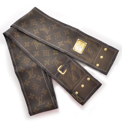 Louis Vuitton Silk Monogram New Denim Bandeau Ebene 1 of 5