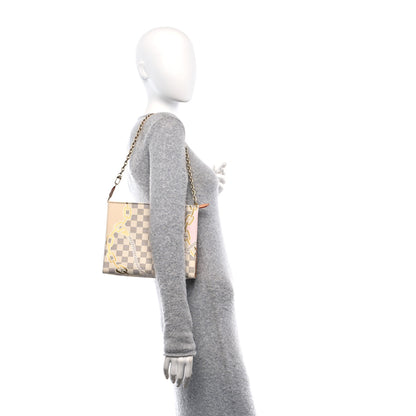 Louis Vuitton Damier Azur Nautical Toiletry Pouch On Chain 2 of 9