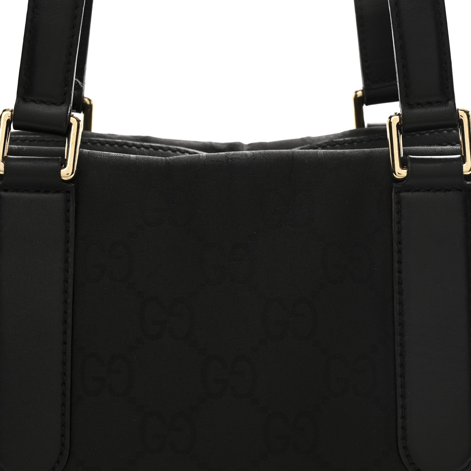 Gucci Nylon Monogram Small Boston Black 8 of 12
