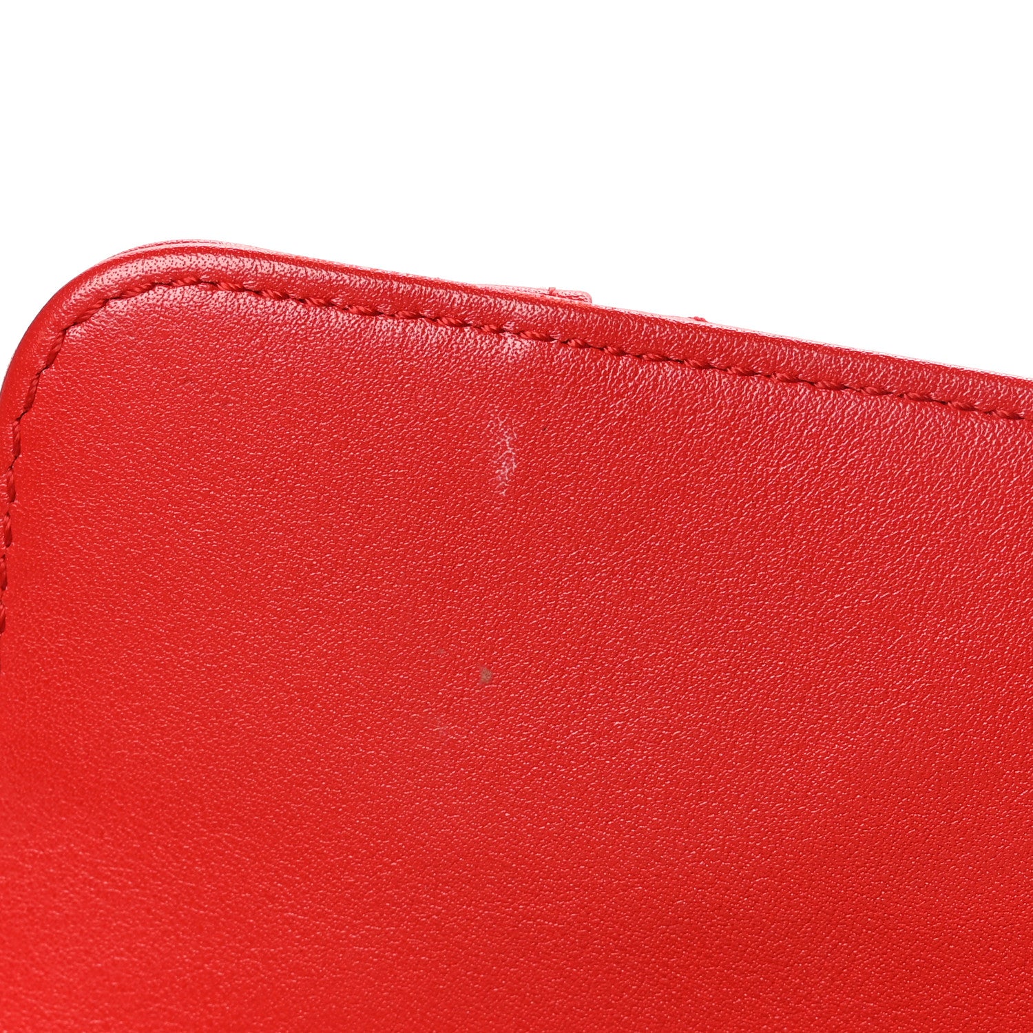 Chanel Calfskin Quilted Medium Daily Chevron Flap Red 11 of 12